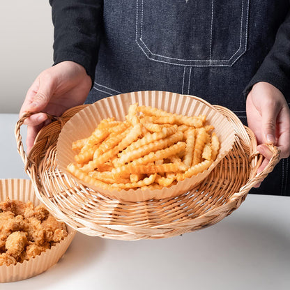 Freidora de aire, papel desechable para alimentos, forro de papel, freidora, cocinas, a prueba de aceite, plato de barbacoa, vaporizador, accesorios para hornear