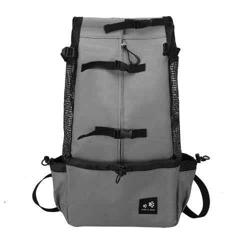 Sac de transport pour chiens Sac à dos de transport pour chiens Double épaule Portable Sac à dos de voyage pour chiens en plein air