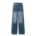 Jean en denim délavé au bambou