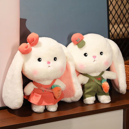 Nouvelle Peluche Lapin Blanc Mignonne et Tendance