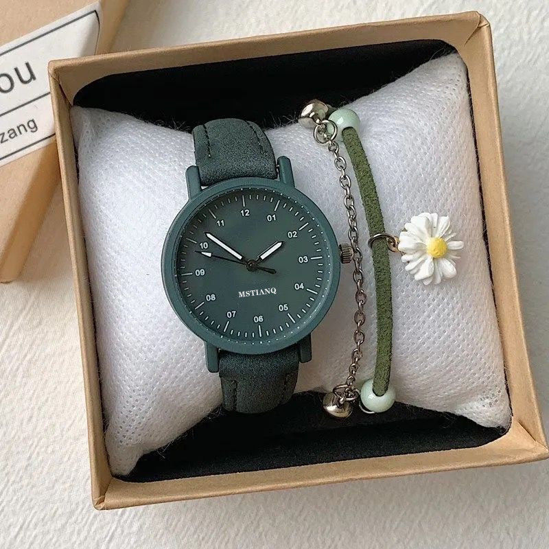 Reloj antiguo estilo Mori de temperamento sencillo para niñas coreanas