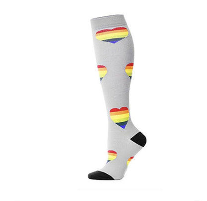 Chaussettes de sport de compression extensibles pour femmes
