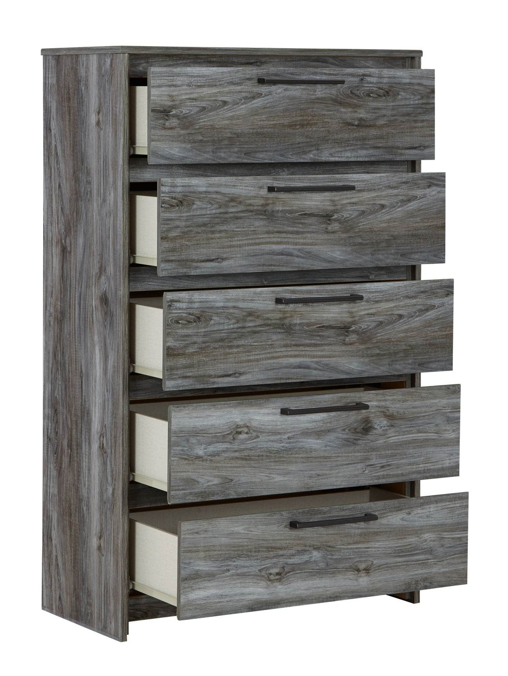 Signature Design by Ashley Baystorm Five Drawer Gray Storage Chest-1