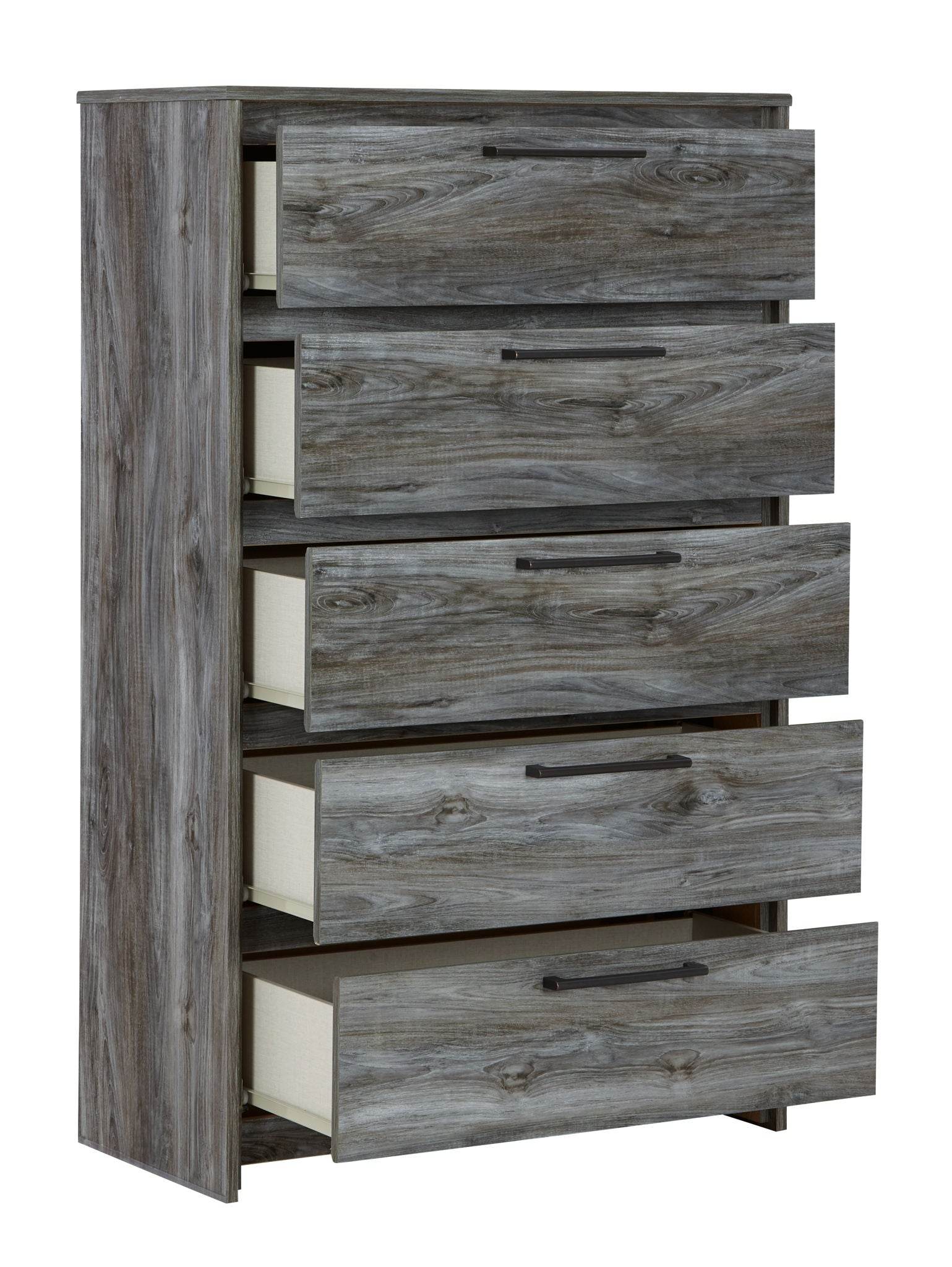 Signature Design by Ashley Baystorm Five Drawer Gray Storage Chest-1