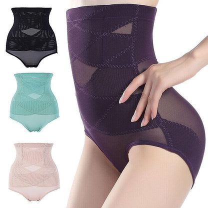 Panties gainantes post-partum taille haute pour femme