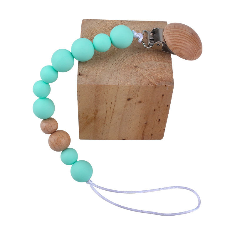 Attache-sucette pour bébé, chaîne de mamelon en silicone