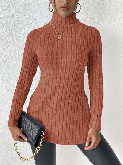 Pull à col roulé pour femme