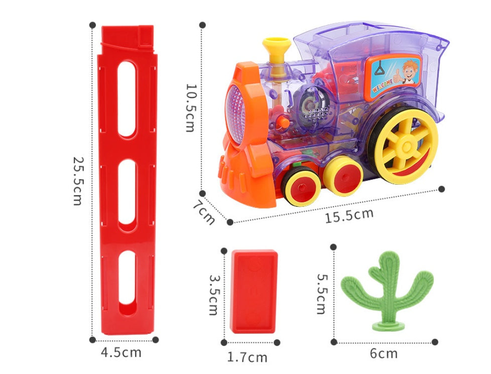 Jouets train de dominos