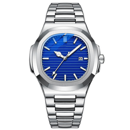 Montre Homme en Acier Lumineuse Étanche