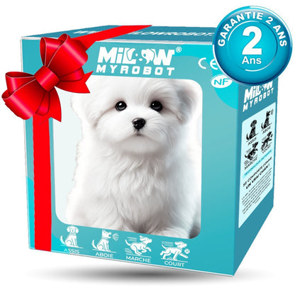Mon chien robot en peluche courte