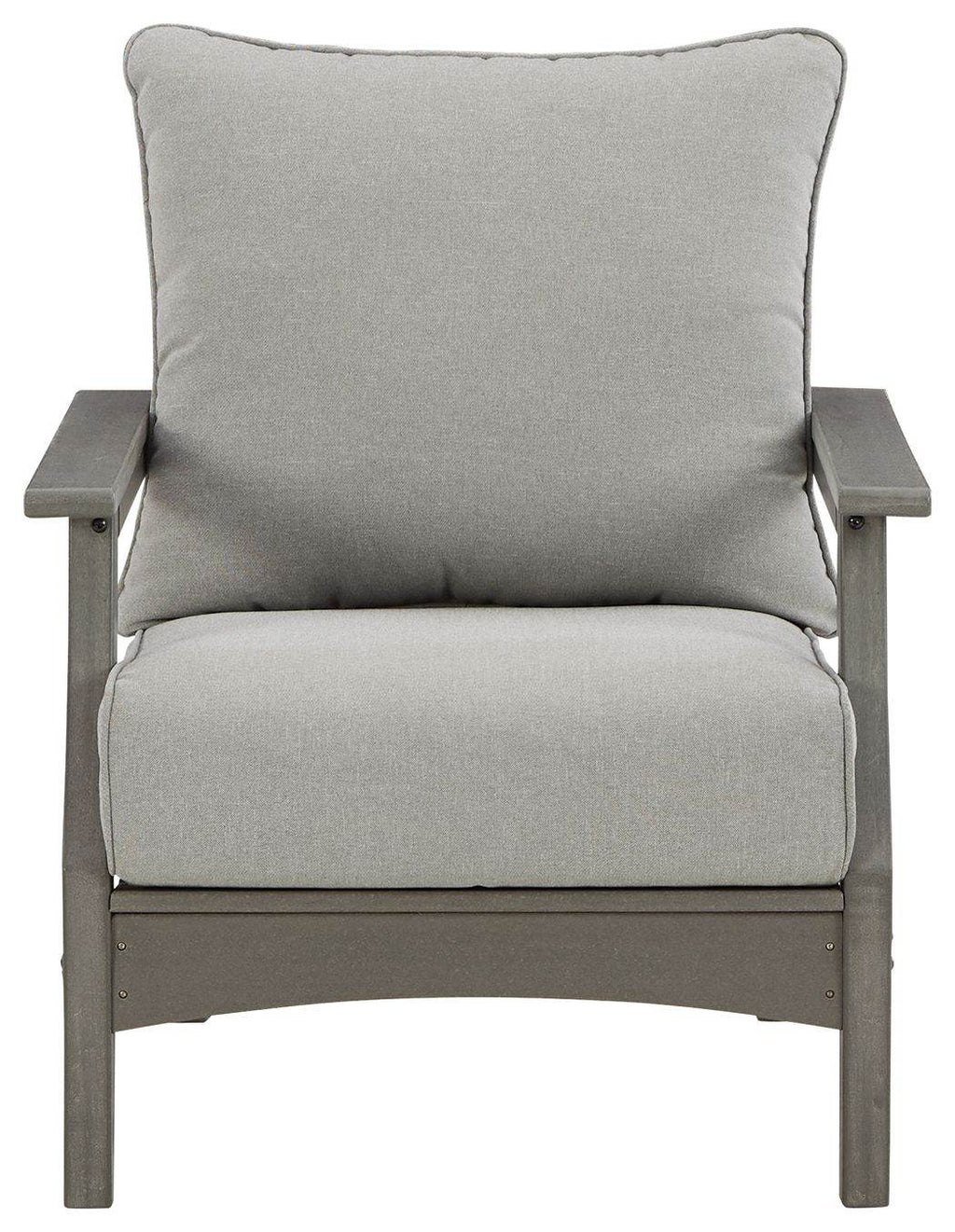 Visola - Lounge Chair w/Cushion (Set of 2) - Gray-2
