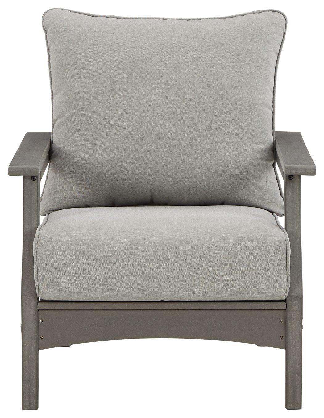 Visola - Lounge Chair w/Cushion (Set of 2) - Gray-2