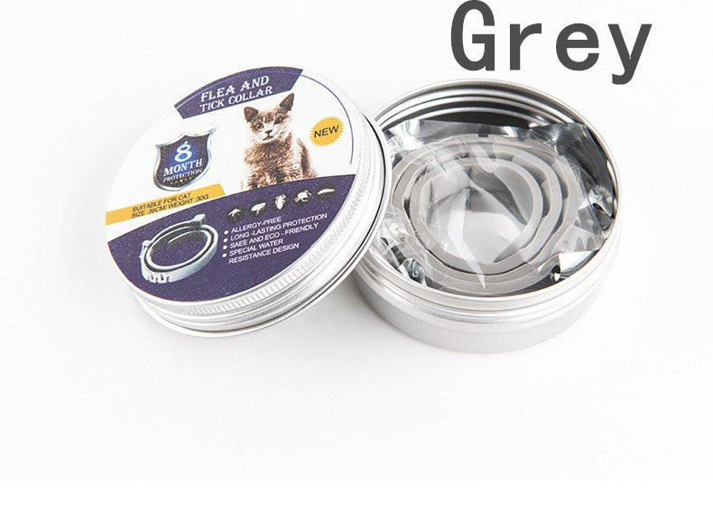 Collar antimosquitos para mascotas, ajustable, repelente de insectos para gatos y perros, suministros para mascotas