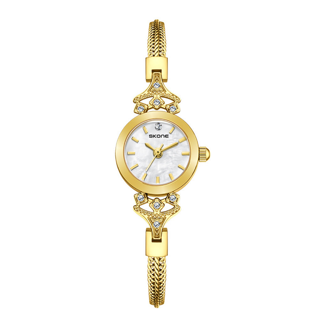 Montre à Quartz Imperméable de Luxe, Petite et Exquise, pour Femme