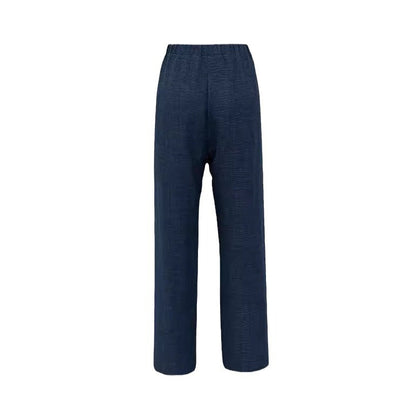 Pantalon décontracté type jean à lacets sur les côtés