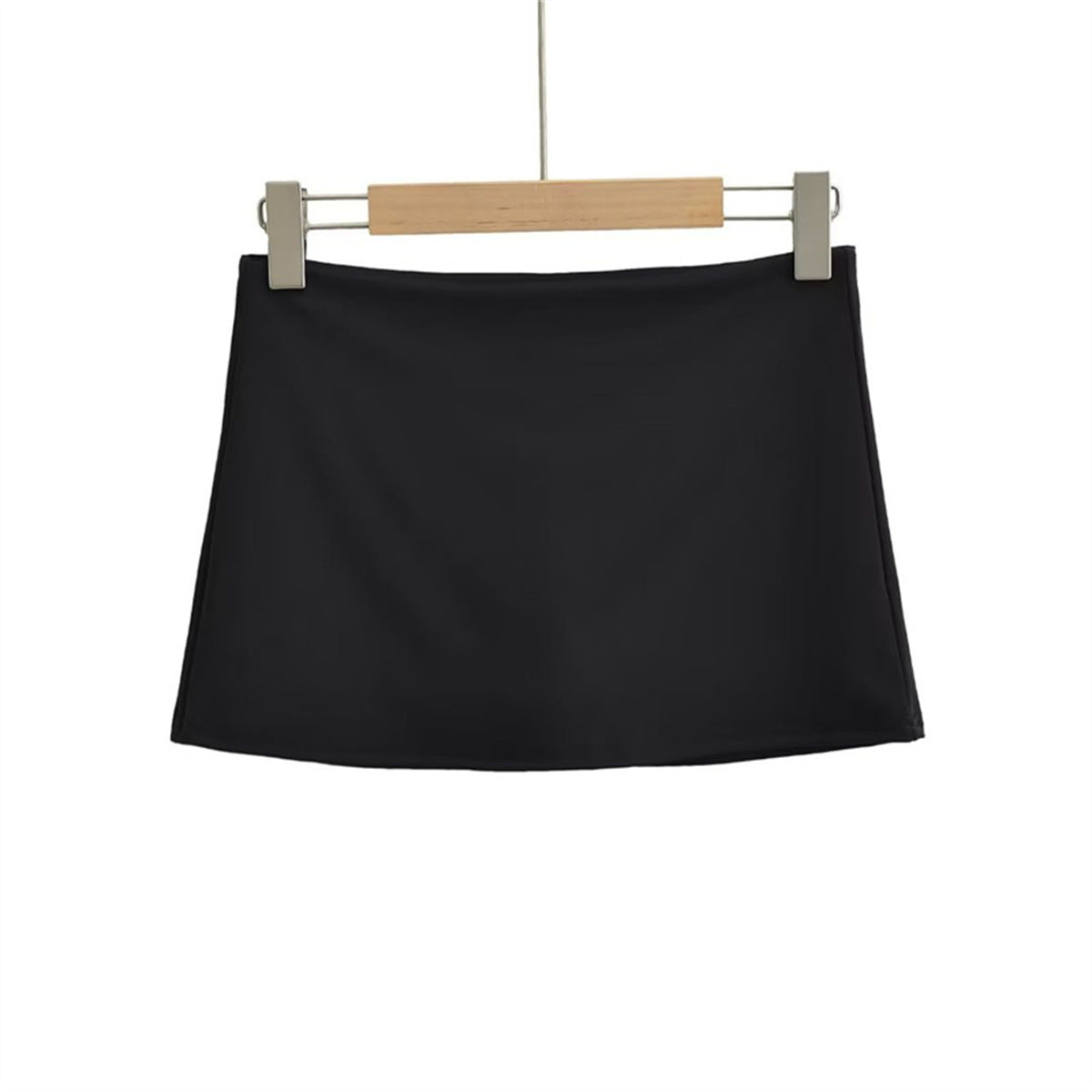 Jupe courte taille basse de sport rétro extensible coupe slim pour femme