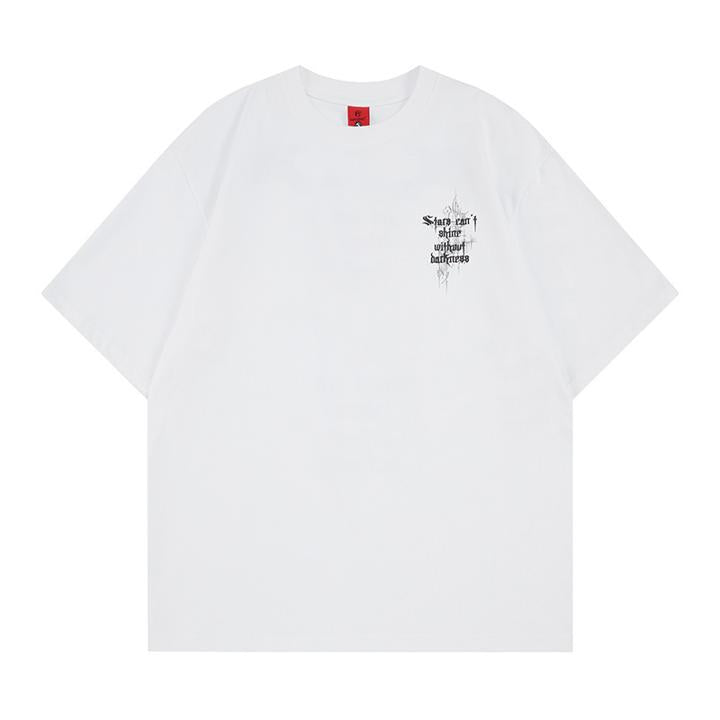 Wings printed short sleeved T-shirt