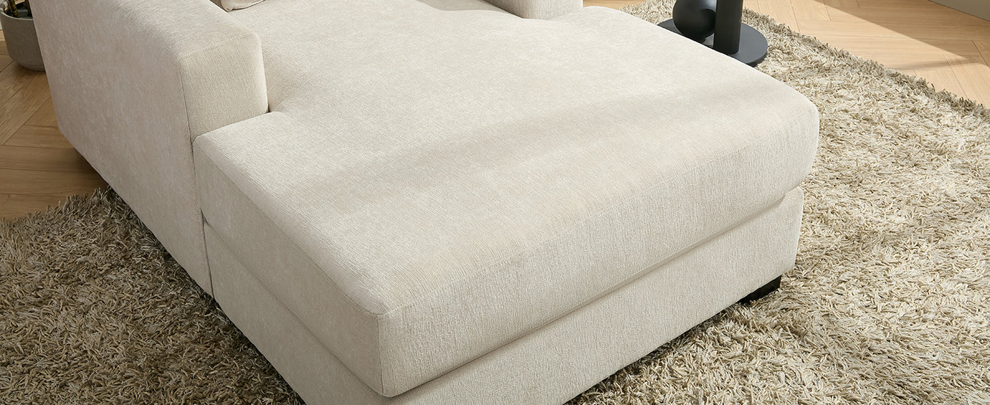 Tumbona oversized de 100.8 cm Sofá-diván de estilo moderno