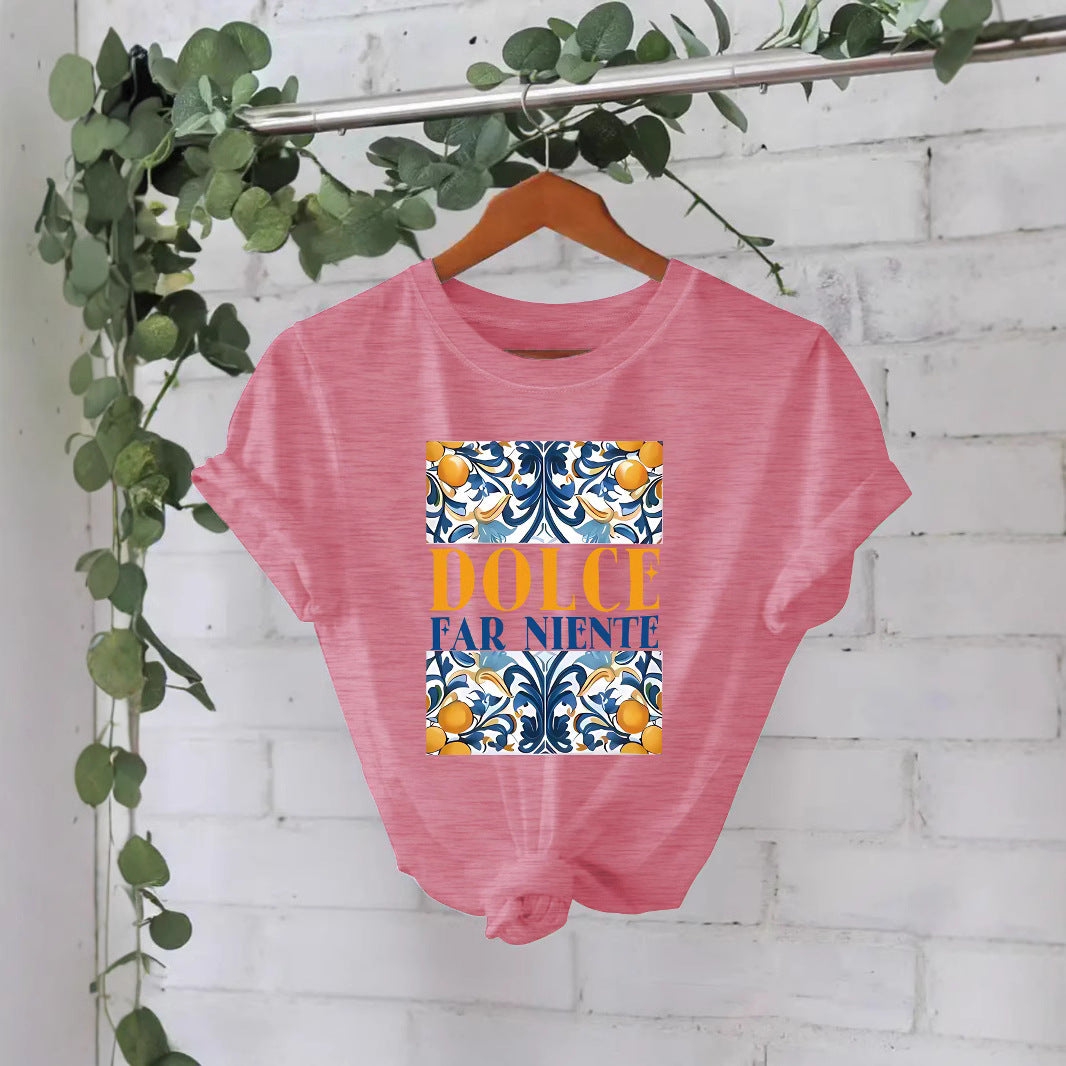 T-shirt DOLCE print