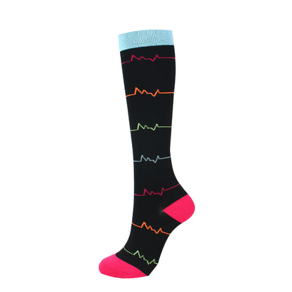 Chaussettes de sport de compression extensibles pour femmes