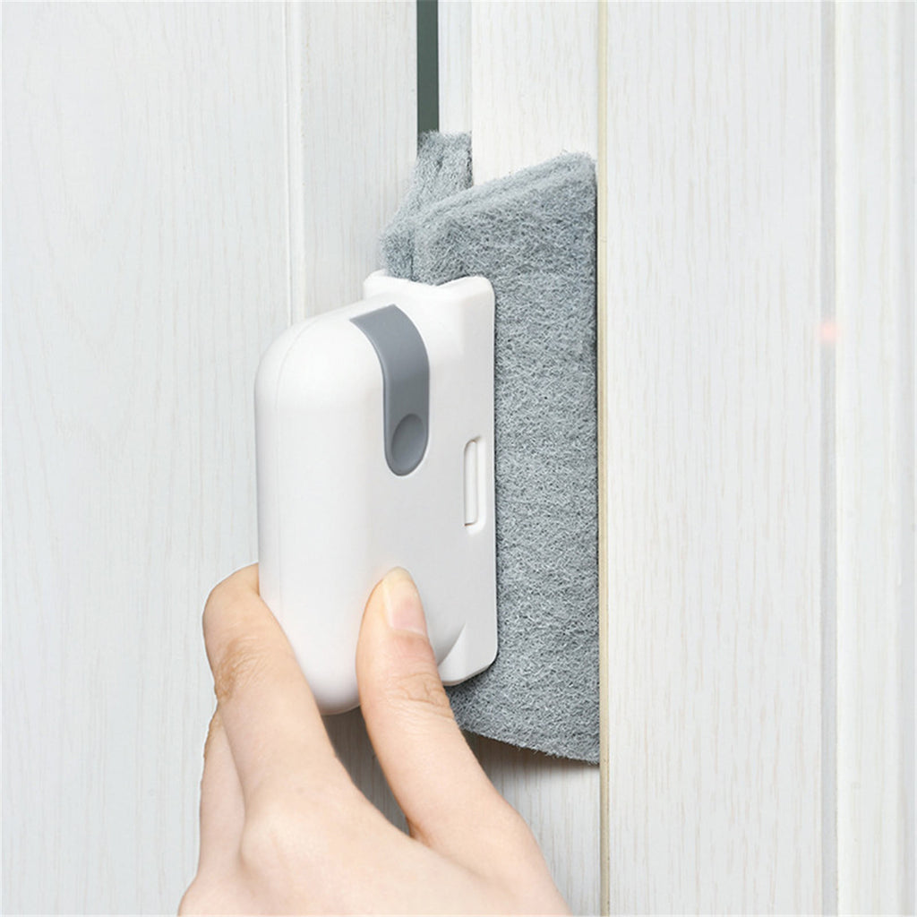 Brosse de nettoyage créative pour rainures, nettoie rapidement tous les coins et interstices, brosses de nettoyage détachables pour rails de porte et de fenêtre