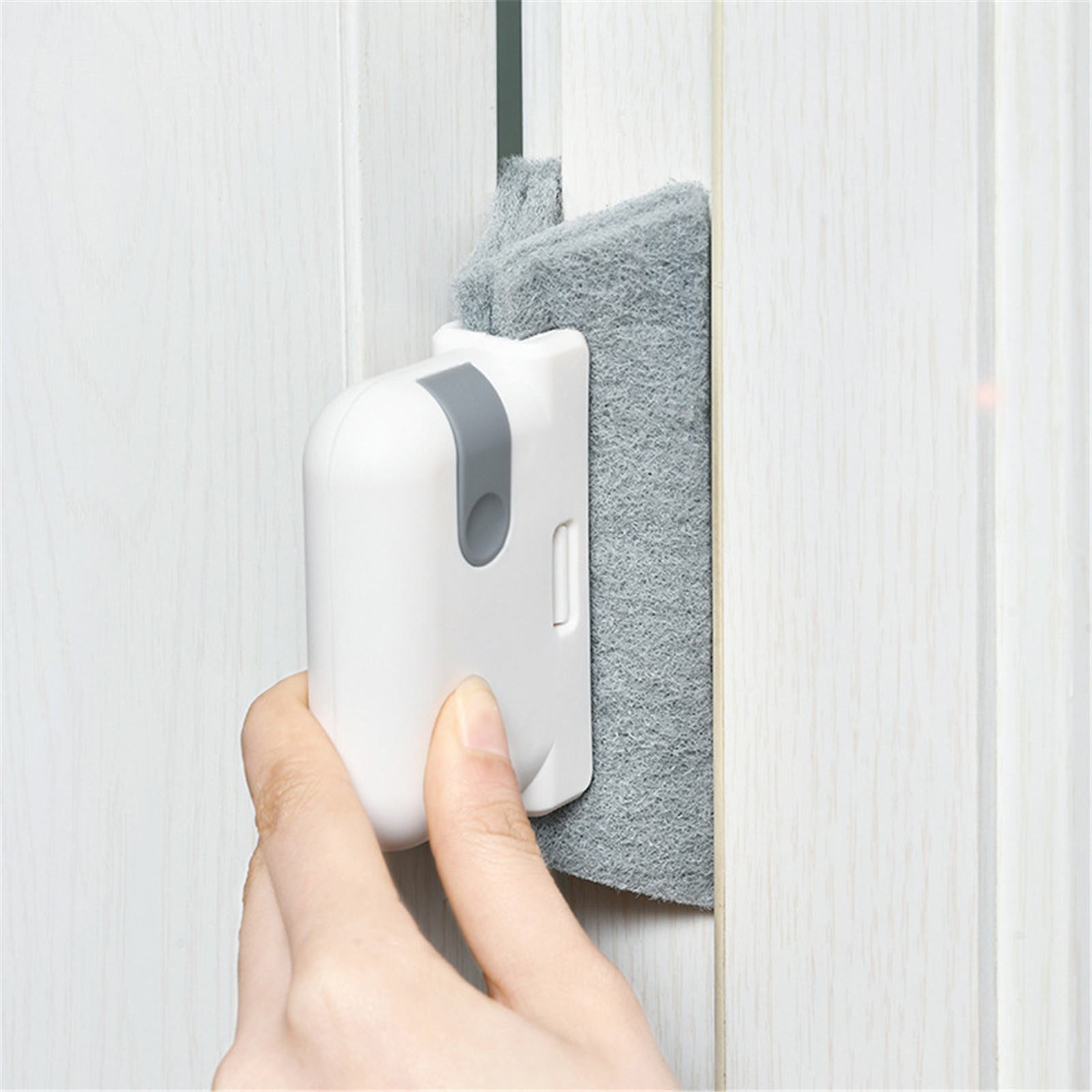Brosse de nettoyage créative pour rainures, nettoie rapidement tous les coins et interstices, brosses de nettoyage détachables pour rails de porte et de fenêtre