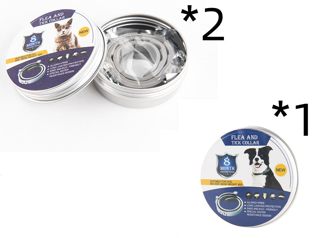 Collar antimosquitos para mascotas, ajustable, repelente de insectos para gatos y perros, suministros para mascotas