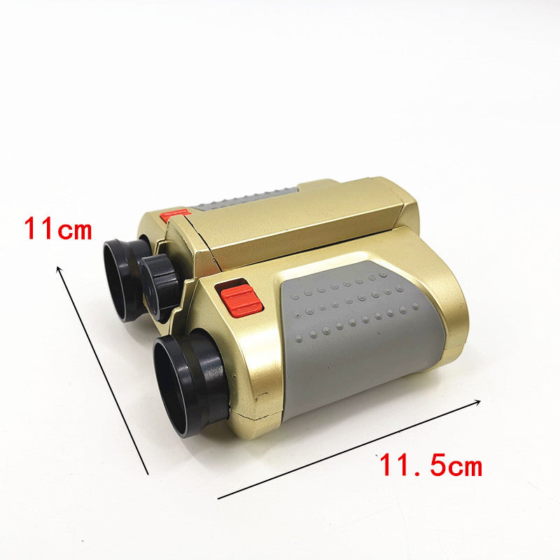 Télescope pour enfants avec jumelles lumineuses pour l'aventure en plein air, jouets de camp d'été