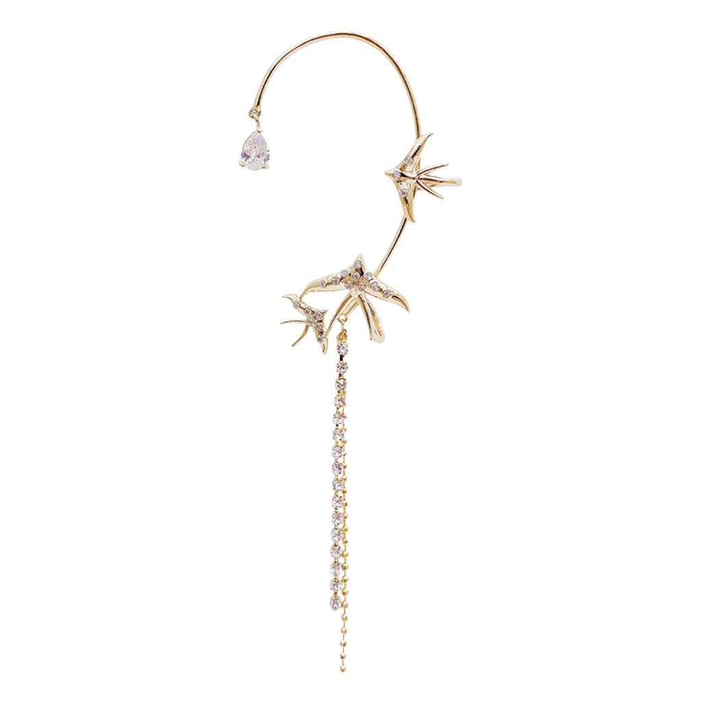 Nouvelles boucles d'oreilles françaises en zircon « hirondelle volante » pour femmes