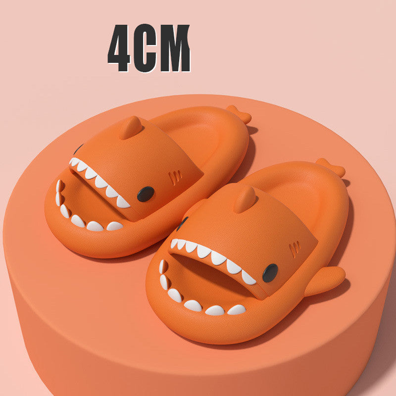 Pantuflas de tiburón de dibujos animados divertidas y bonitas, suaves, para interior y exterior