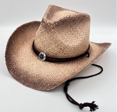 Chapeau Fedora d'été de style ethnique occidental