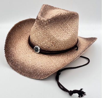 Chapeau Fedora d'été de style ethnique occidental