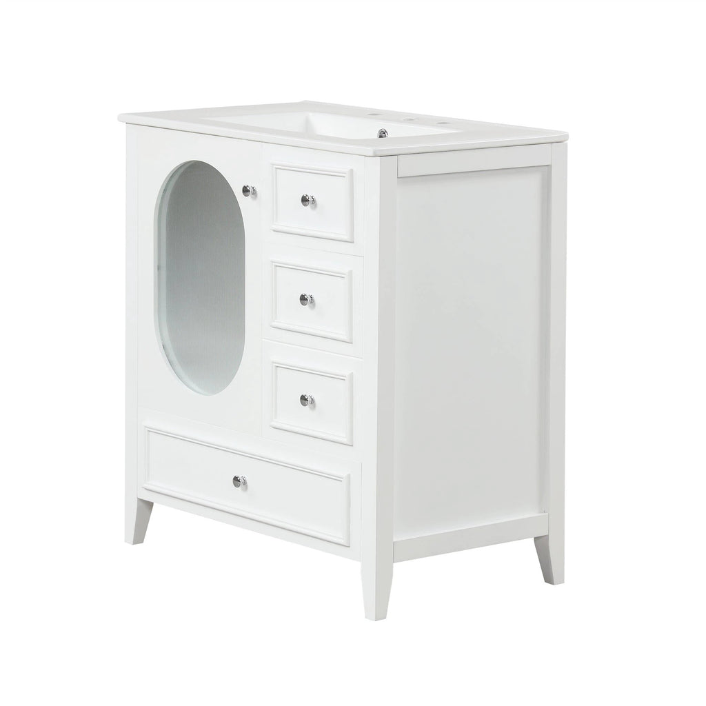 30" Bathroom Vanity with Sink by eprolo