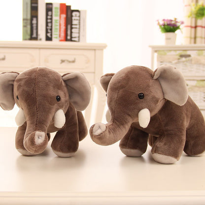 Poupée en peluche éléphant, rhinocéros, hippopotame