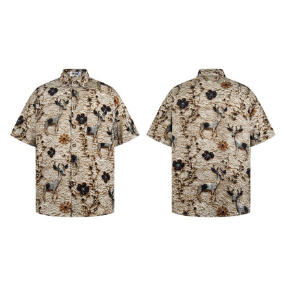 Deer short sleeved shirt