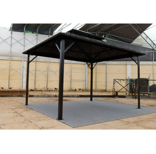 Tonnelle de jardin 3x3M, tonnelle en aluminium