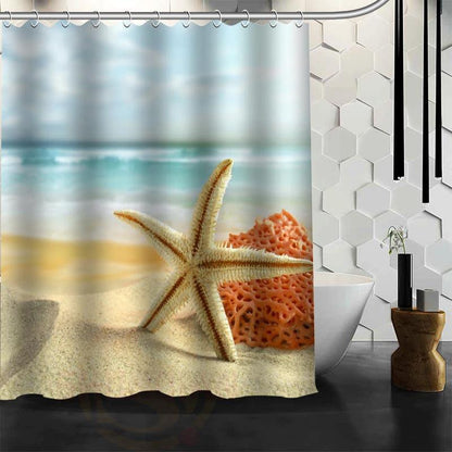 Waterproof Shower Curtain Bathroom Curtain Beach Spa Shower Curtain by eprolo