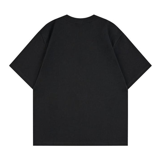 Cat letter short sleeved T-shirt