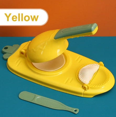 Nueva herramienta 2 en 1 para hacer dumplings de cocina, utensilio manual para hornear repostería