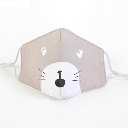 Masque facial en coton pour enfant, masque pour adulte