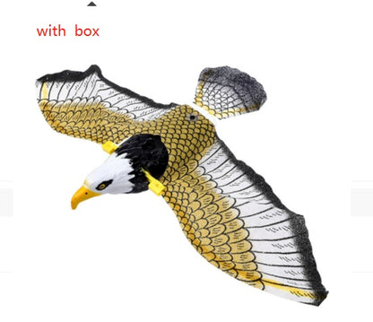 Simulación de Pájaros Juguetes Interactivos para Gatos Mascotas Colgantes Águila Voladora Juguetes para Gatos y Perros Accesorios y Suministros para Gatos Animales