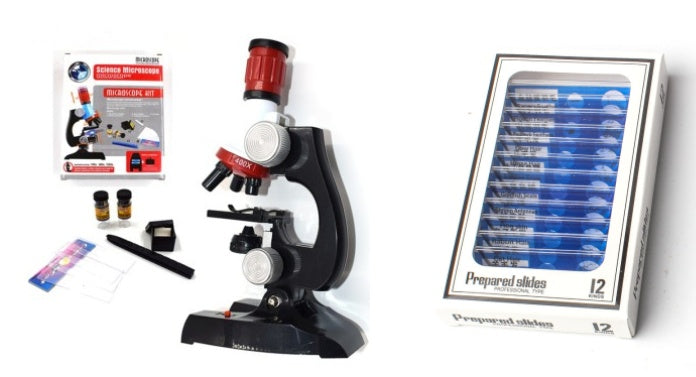 Microscope d'éducation et de sciences biologiques pour enfants