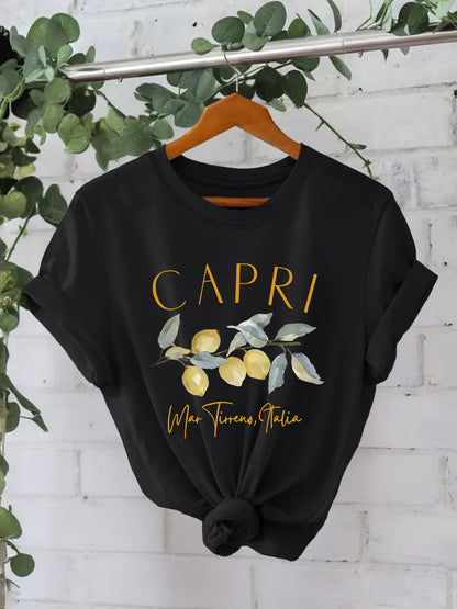 Pattern printed T-shirt
