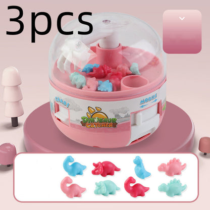 Jouet Gashapon pour Enfants Mini Machine à Pince Dinosaures Jouets pour Enfants