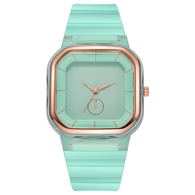 Reloj Neutro para Mujer con Correa de Acero, Moda Sencilla, Cuarzo
