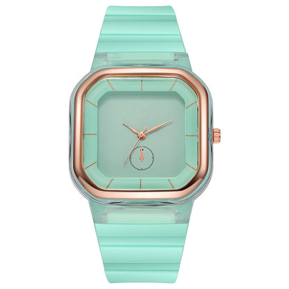 Montre neutre pour femmes, simple et à la mode, avec bracelet en acier et mouvement à quartz