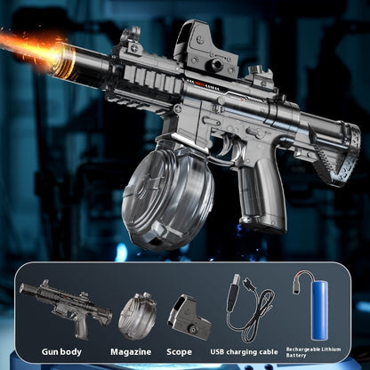 Nouveau pistolet à eau électrique Ice Mouse Ice Explosion, haute vitesse, tir continu, rechargement à liaison, grande capacité pour enfants