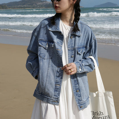 Blouson en jean American Vintage amincissant Ins