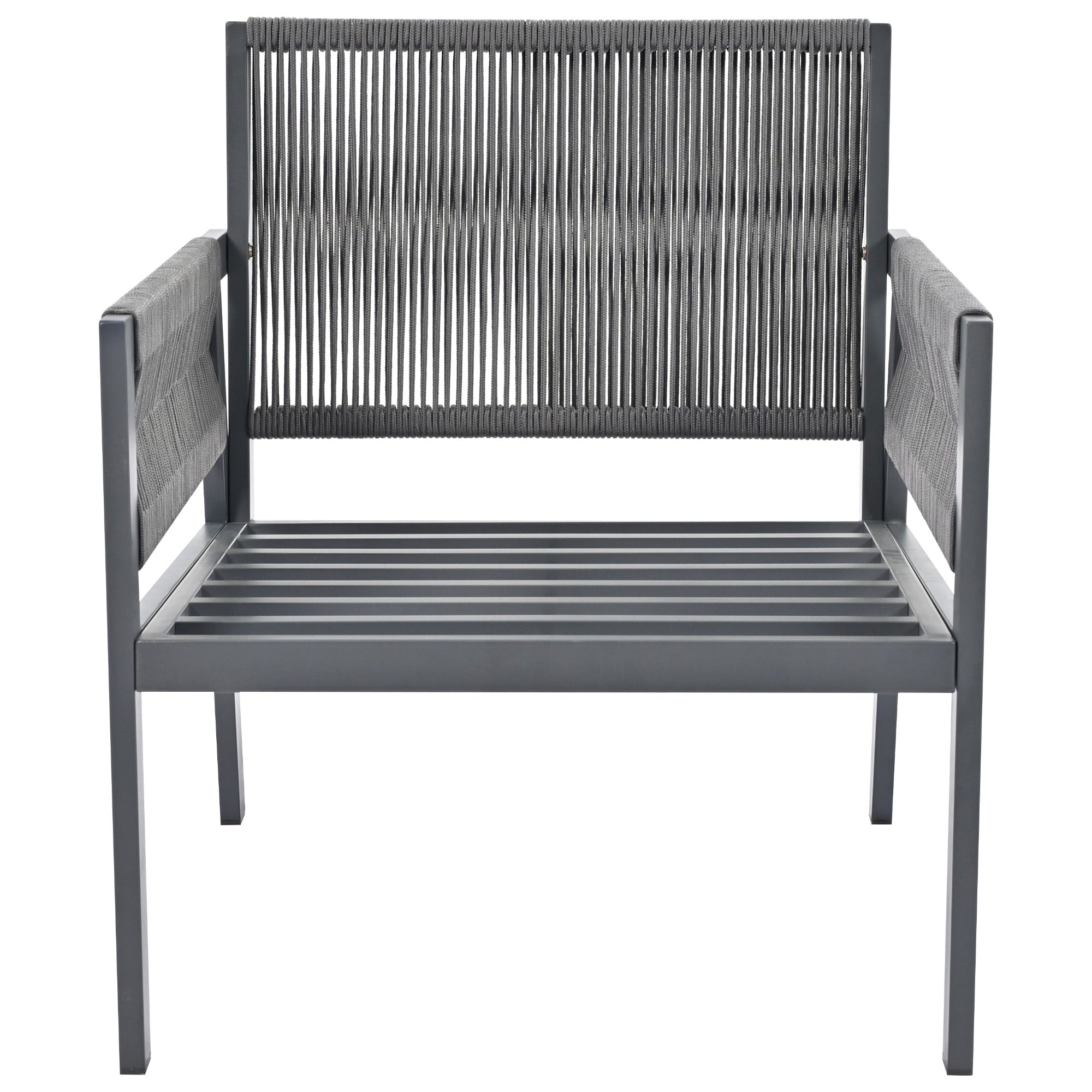 Outdoor Furniture with Tempered Glass Table