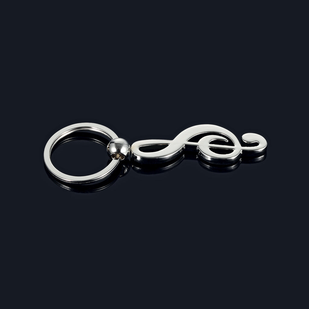Rotary note metal keychain